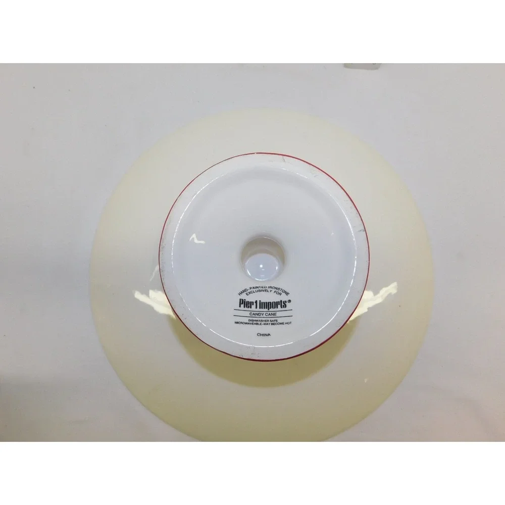 Pier 1 Candy Cane Dessert Cake Serving Stand